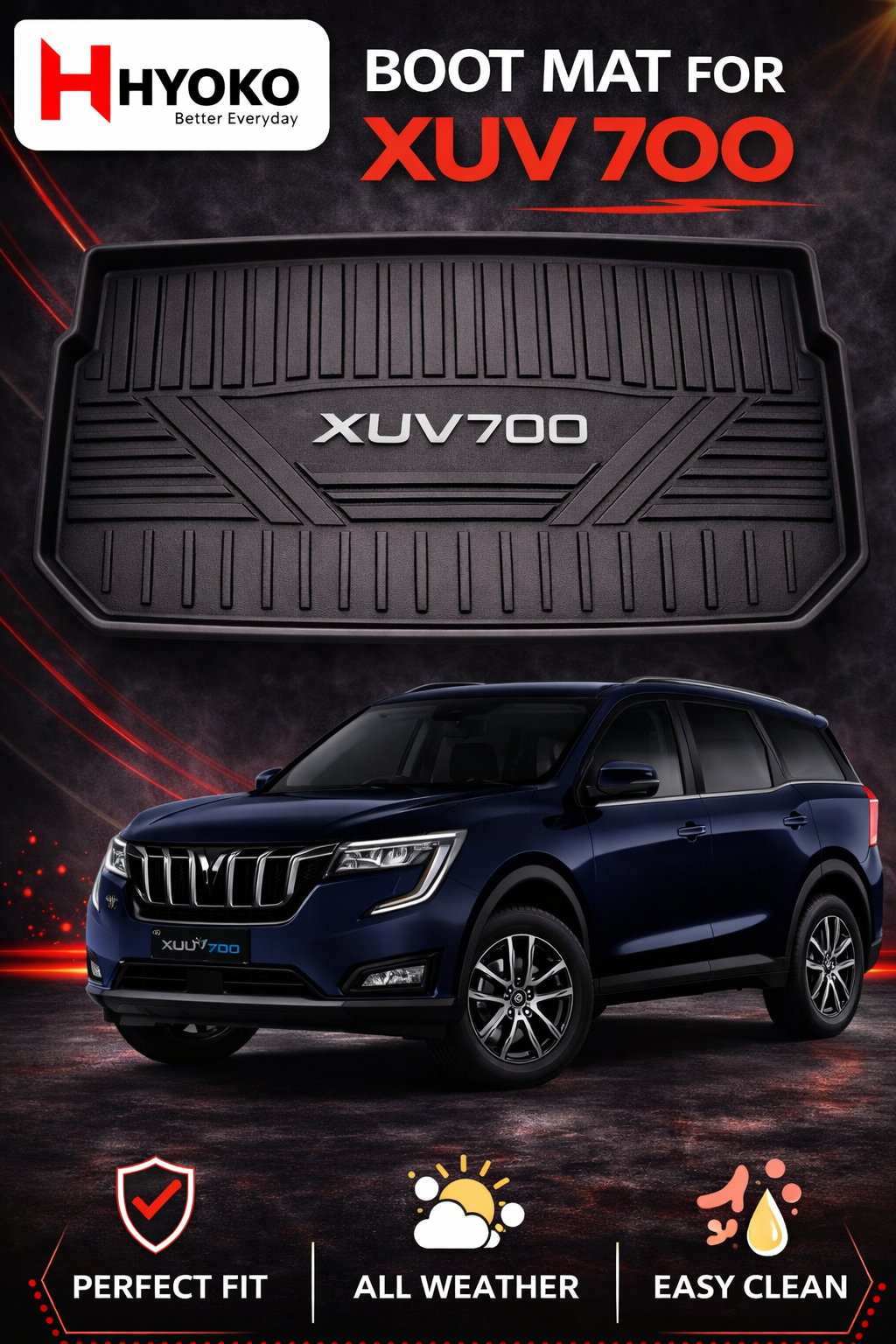 Cargo Boot Mat for XUV700 (2021– )