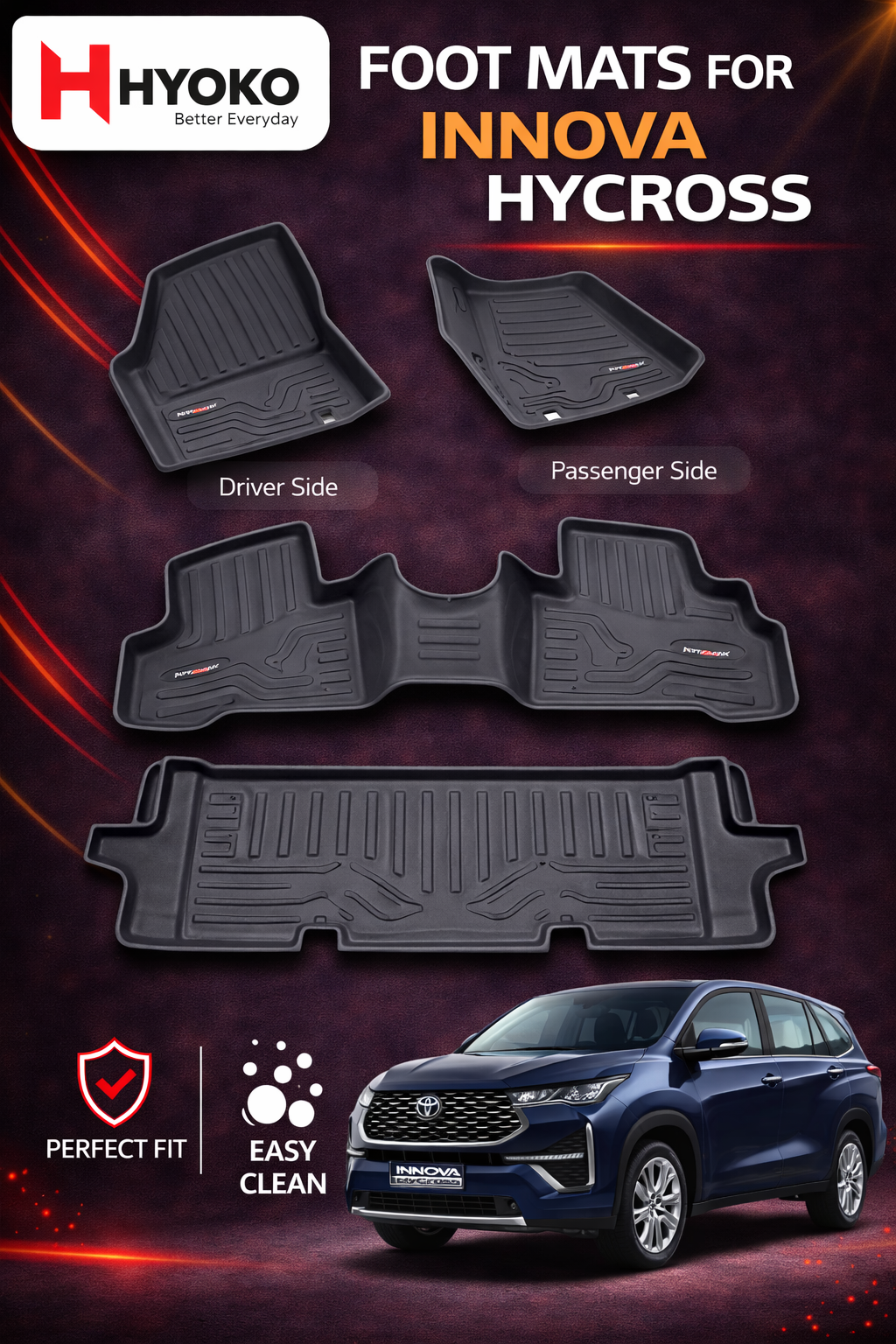 Foot Mats for Hycross (2022– )