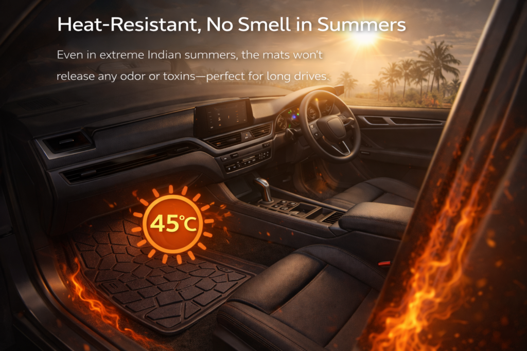 heat resistant TPE car mats for Indian summer