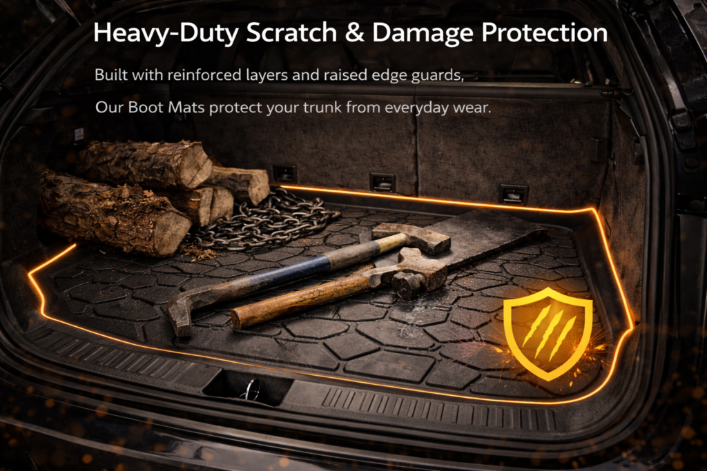 heavy duty TPE boot mats scratch protection