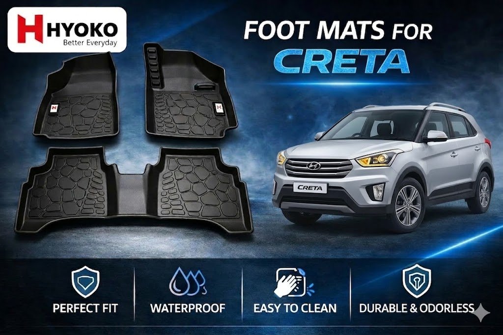 TPE Car Mats for Creta 2015-2019 custom fit HYOKO