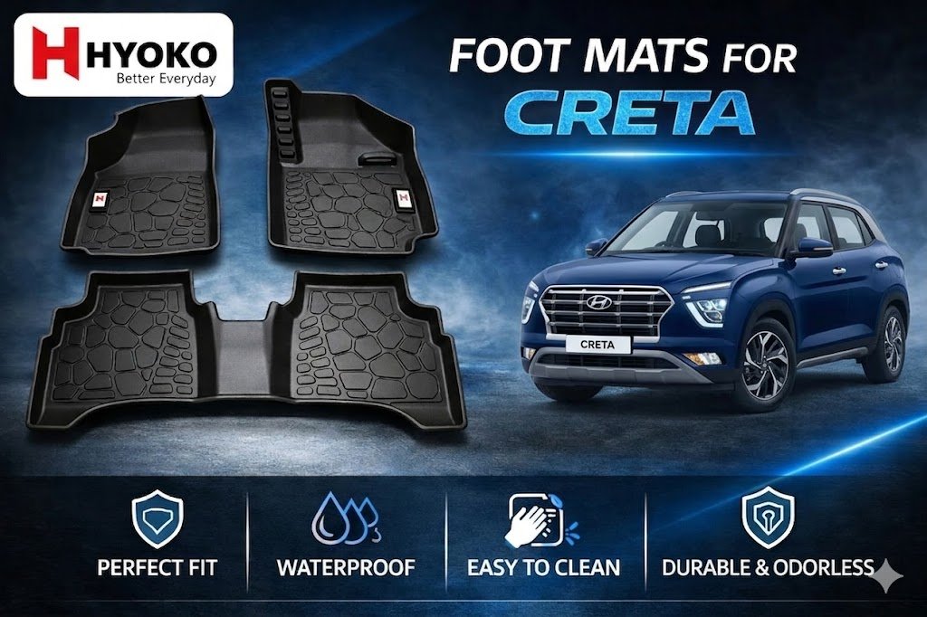 TPE Car Mats for Creta 2020-2023 custom fit HYOKO